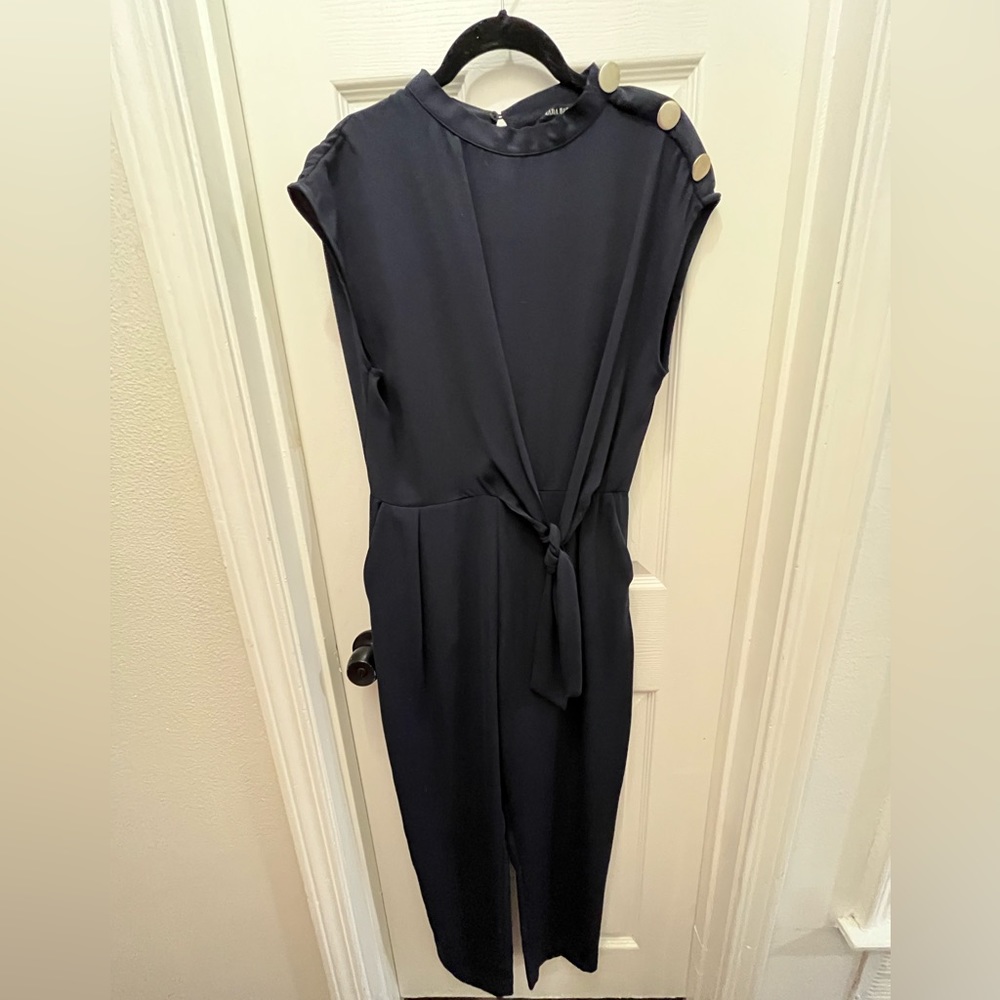 Zara Navy Jumpsuit